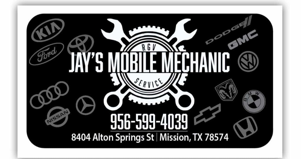 Jay's Mobile Mechanic — RGV Service. 956-599-4039. Mission, TX.